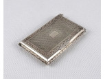 Antik jelzett 900-as finomságú német ezüst női cigaretta tárca dózni 88 g 