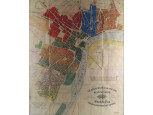 Antik árvíz előtti SZEGED térkép 1852-ből  71 x 59 cm