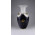 Régi aranyozott, kobaltkék Reichenbach porcelán váza 23.5 cm