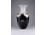 Régi aranyozott, kobaltkék Reichenbach porcelán váza 23.5 cm