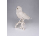 Nagyméretű jelzett Hummel Goebel bisquit porcelán madár figura 16 cm
