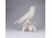 Nagyméretű jelzett Hummel Goebel bisquit porcelán madár figura 16 cm