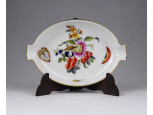 Gyümölcs mintás Herendi porcelán hamutál