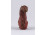 Antik bécsi bronz kisméretű festett mókus szobor 5.5 cm