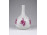 Régi rózsaszín rózsás Wallendorf porcelán szálváza 15 cm