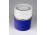 Modern formavilágú, kék-fehér, Hannover címeres Fürstenberg porcelán tégely 11 cm