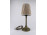 Antik bronz talpas asztali lámpa, éjjeli lámpa 51 cm