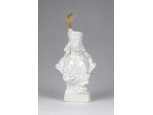 Antik, II. Rákóczi Ferenc Hollóházi porcelán büszt, "KASSA" felirattal 11 cm