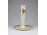 Pillangó mintás vajszínű Zsolnay porcelán gyertyatartó 14 cm