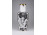 Hollóházi nőalakos Jurcsák László porcelán váza 24 cm