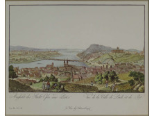 Buda és Pest látképe