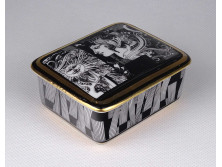 Szász Endre Hollóházi porcelán bonbonier