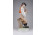 Régi Zsolnay furulyázó legény porcelán figura 27 cm