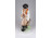 Régi Zsolnay furulyázó legény porcelán figura 27 cm