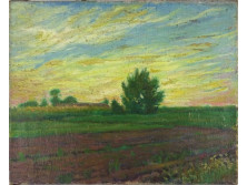 Pálla Jenő (1883-1958) : "Naplemente" 1942 VIII.