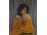 Sárdy Brutus : Sárga ruhás női portré 68 x 55 cm