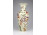 Orchideás vajszínű Zsolnay porcelán váza 27 cm