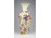 Orchideás vajszínű Zsolnay porcelán váza 27 cm