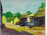 Pálla Jenő (1883-1958) : Tanyaudvar Erdélyben 1939