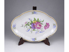 Hajnalka mintás Hollóházi porcelán tálka 18.5 cm