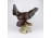 Antik nagyméretű majolika fajdkakas figura 29.5 cm