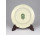 Vajszínű Zsolnay porcelán virágos tányérka 8.5 cm