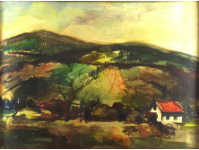 Palicz József : "Hegyoldal" 60 x 80 cm