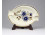 Vajszínű búzavirág mintás Zsolnay porcelán hamutál