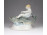 Halon ülő kisfiú Herendi porcelán figura 