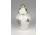 Régi eton mintás Herendi porcelán mini urnaváza díszváza 9 cm