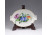 Virág mintás Herendi porcelán hamutál 9 cm