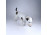 Régi nagyméretű Herendi porcelán foxi kutya foxterrier figura 