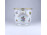 Nagyméretű Viktória mintás Herendi porcelán kaspó 14 cm