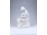 Szoptató anya gyermekével - festetlen biszkvit Herendi porcelán figura 19.5 cm