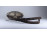 Antik nagyméretű csikóbőrös kulacs Csokonay versrészlettel 38 cm