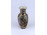 Antik ritka lovas japán Satsuma porcelán váza 15.3 cm