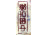 Antik ritka lovas japán Satsuma porcelán váza 15.3 cm