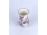 Régi vajszínű jelzett porcelán váza szignózott Sűrű Erzsi kézifestéssel 13 cm 