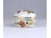 Szív alakú Zsolnay vajszínű porcelán bonbonier