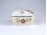 Nagyméretű vajszínű pillangós Zsolnay porcelán bonbonier