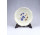 Vajszínű Zsolnay porcelán búzavirágos hamutál tálka 12.5 cm 