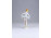 Régi Hollóházi porcelán balerina figura 13.7 cm