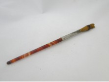Antik faragott fejes díszes töltő ceruza 