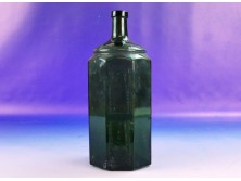 Antik méregzöld LYSOFORM üveg patika üveg