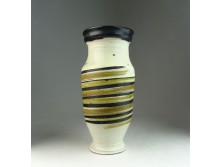 Régi hibátlan Gorka Lívia kerámia váza 23 cm